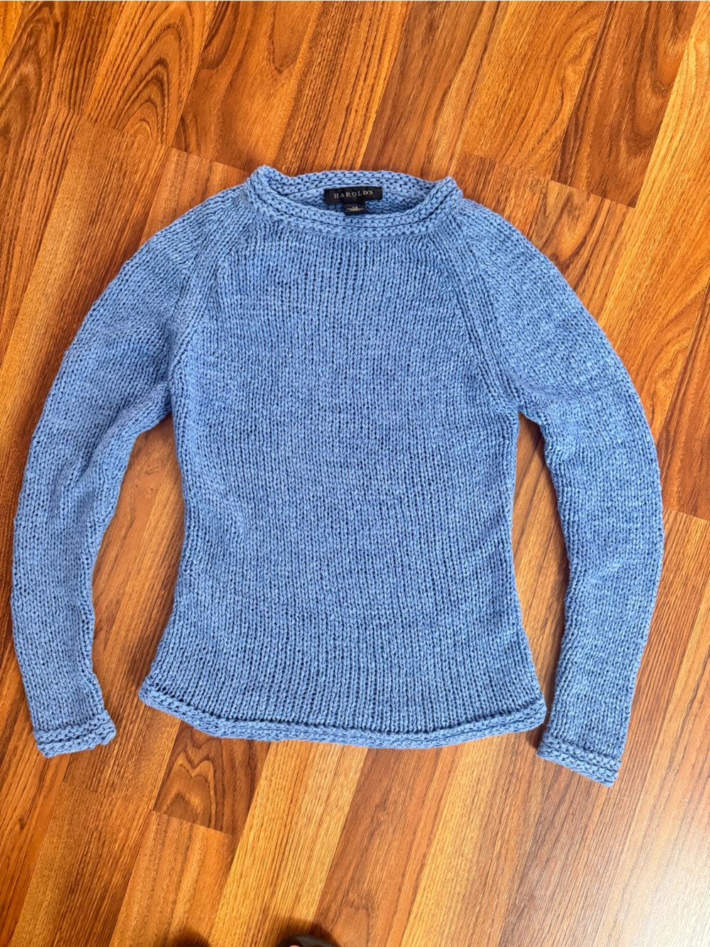 Vintage blue knit sweater